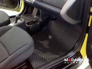 smart fortwo Floor Mats + Cargo Area Liner Set - 451 model - All Weather - Rubber - Black 